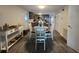 Charming dining area featuring a modern open layout adjacent to the kitchen, and stylish decor at 2055 S Floral Ave # 69, Bartow, FL 33830