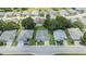 Well-kept single-story home with green lawn and mature trees, close to the golf course at 3154 Prairie Dunes W Cir, Lakeland, FL 33810