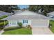 Quaint home with charming blue shutters and lovely landscaping at 3154 Prairie Dunes W Cir, Lakeland, FL 33810