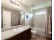 Bathroom featuring a vanity with sink, bathtub, and stylish fixtures for a functional design at 3334 Fawnwood Dr, Ocoee, FL 34761