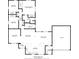 Detailed floor plan showcasing layout of bedrooms, bathrooms, kitchen, and living areas at 4966 Foxrun Ln, Lakeland, FL 33813