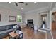 Open living room with hardwood floors and ample space for comfortable living at 733 S Clayton Ave, Lakeland, FL 33801