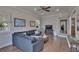 Comfortable living room featuring hardwood floors and plenty of space to relax at 733 S Clayton Ave, Lakeland, FL 33801