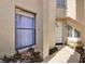 Inviting front entrance with a white door and stylish architectural window detail at 804 Magnolia Pl # 804, Winter Haven, FL 33884