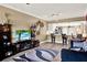 Comfortable living room that opens into the kitchen, great for entertaining guests at 804 Magnolia Pl # 804, Winter Haven, FL 33884
