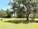 Expansive green yard with mature trees offering shade and charm in a serene outdoor setting at 9625 Moore Rd, Lakeland, FL 33809