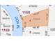 Aerial view of a residential lot, showing lot lines and dimensions at 1807 Don Pl, Poinciana, FL 34759