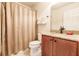 Full bathroom with shower/tub combo and wood vanity at 30120 Hackney Loop, Mount Dora, FL 32757