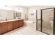 Bathroom boasts double sinks, a soaking tub, and a separate shower at 30120 Hackney Loop, Mount Dora, FL 32757