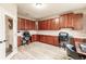 Spacious home office with ample built-in cabinetry and workspace at 30120 Hackney Loop, Mount Dora, FL 32757