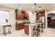 Spacious kitchen with granite countertops, stainless steel appliances, and ample cabinetry at 30120 Hackney Loop, Mount Dora, FL 32757