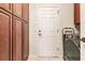 Laundry room with cabinets and access to other areas at 30120 Hackney Loop, Mount Dora, FL 32757