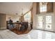 Bright entryway with double doors and hardwood floors at 388 Hampton Hills Ct, Debary, FL 32713