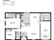 Open-concept floor plan showcasing kitchen, dining area, living spaces, bedrooms, and garage at 521 Cardinal Dr, Poinciana, FL 34759