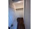 Bright closet space with hardwood floors and a shelf for maximum storage and organization at 3123 Crystal Hills Dr, Lakeland, FL 33801