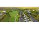 Aerial photo showing ideal location of home close to a green, walkable community at 26922 White Plains Way, Leesburg, FL 34748