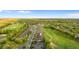 Aerial photo showing ideal location of home close to a green, walkable community at 26922 White Plains Way, Leesburg, FL 34748