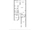 Floor plan showing primary bedroom, living room, kitchen, bath, foyer, laundry, garage, and screened porch at 26922 White Plains Way, Leesburg, FL 34748