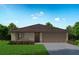 Charming single-story home featuring a well-manicured lawn, a two-car garage, and inviting curb appeal at 367 Bowfin Ct, Poinciana, FL 34759