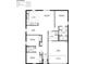 Fishtail home floor plan layout, showcasing kitchen, dining, living, bedrooms, bathrooms, laundry, and garage at 367 Bowfin Ct, Poinciana, FL 34759
