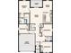 Detailed floor plan showcasing the layout of this well-designed home with a large primary suite and open kitchen at 1318 Howland Blvd, Deltona, FL 32738