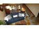 Beautifully decorated living room showcasing the open floor plan and staircase at 925 Fenton Ln # 11, Lakeland, FL 33809