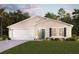 Charming single-story home with a well-maintained lawn, attached garage, and neutral-colored exterior at 2464 Nw 22Nd Ct, Ocala, FL 34475
