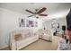 Bright living room featuring white sofas and stylish decor at 1143 Ne 23Rd St, Ocala, FL 34470
