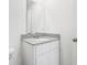 Bathroom featuring a granite countertop at 2222 Oklahoma Dr, Sumterville, FL 33585