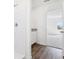 Bright bathroom showcasing a shower and a vanity with granite countertop at 2222 Oklahoma Dr, Sumterville, FL 33585