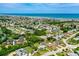 Aerial view of neighborhood with oceanfront access at 45 San Jose Dr, Ormond Beach, FL 32176