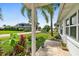 Inviting front porch with a view of the street and neighborhood at 45 San Jose Dr, Ormond Beach, FL 32176