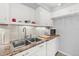 Modern kitchen with double sink and ample counter space at 45 San Jose Dr, Ormond Beach, FL 32176