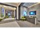 Inviting entryway with elegant decor and a view of the expansive interior at 1128 Kilkenny Ln, Ormond Beach, FL 32174