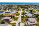 Aerial view showing home's access and location near the ocean at 3 Seabridge Dr, Ormond Beach, FL 32176