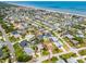 Aerial view highlighting home's location in a quiet neighborhood near the ocean at 3 Seabridge Dr, Ormond Beach, FL 32176