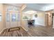 Inviting entryway leads to the dining room with attractive flooring and lots of natural light at 3 Seabridge Dr, Ormond Beach, FL 32176