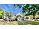 Charming one-story home with meticulously landscaped front yard and inviting entrance at 5701 John Anderson Hwy, Flagler Beach, FL 32136