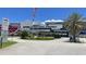 Exterior view of the Daytona International Speedway, featuring the iconic grandstands and well-manicured landscaping at 108 Lacosta Ln # 621, Daytona Beach, FL 32114