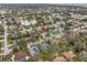 Aerial view of the property, highlighting its location and neighborhood at 928 George Hecker Dr, South Daytona, FL 32119