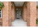 Brick entryway with double doors leading into the home at 928 George Hecker Dr, South Daytona, FL 32119