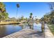 Private dock with access to the water at 1069 Indigo Rd, Ormond Beach, FL 32174