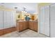 This kitchen features granite countertops and stainless steel appliances at 1069 Indigo Rd, Ormond Beach, FL 32174