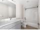 Simple bathroom with shower/tub combo at 1281 Champions Dr, Daytona Beach, FL 32124