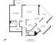 Floor plan showing a spacious condo layout with two bedrooms, two baths, and balconies at 1 Oceans West Blvd # 16A4, Daytona Beach, FL 32118