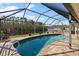 Relaxing screened pool area with lake views at 10 Ocean Pines Dr, Ormond Beach, FL 32174