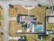 Aerial view showcasing home and surrounding area at 1102 Rolling Acres Dr, Deland, FL 32720