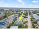 Aerial view showing home's location near the beach at 137 Avalon Dr, Ormond Beach, FL 32176