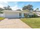 Nice curb appeal with a spacious driveway and lush lawn at 1408 Ruthbern Rd, Daytona Beach, FL 32114