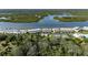 Aerial view of community by the waterfront at 41 Ocean Palm Villa S # 41, Flagler Beach, FL 32136